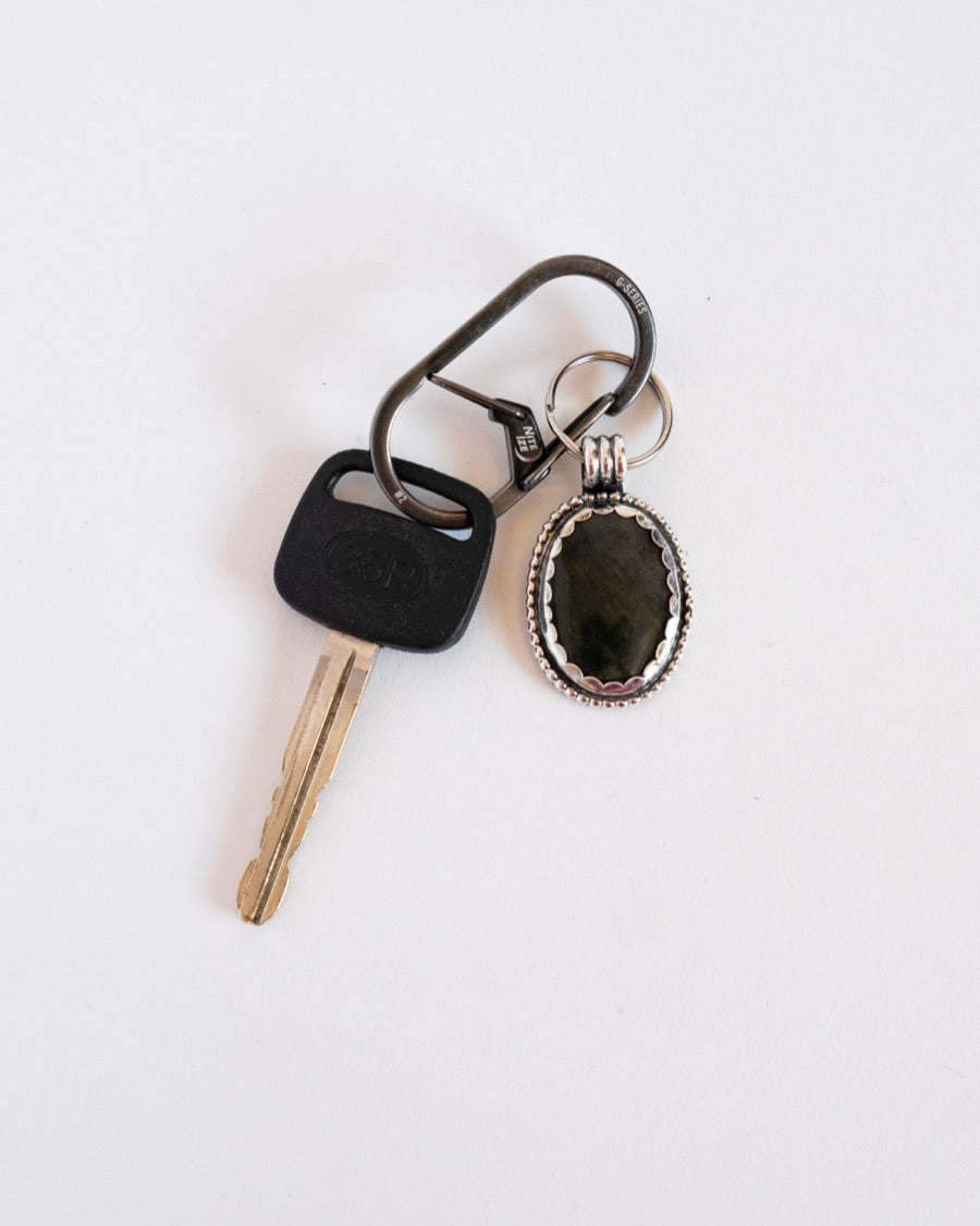 Golden Obsidian Key Chain