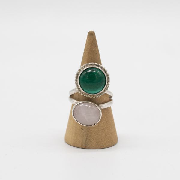 Emerald & Blush Duo - Size 7