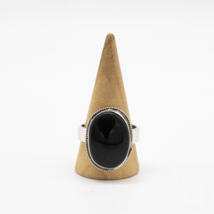 Obsidian Oval - Size 10