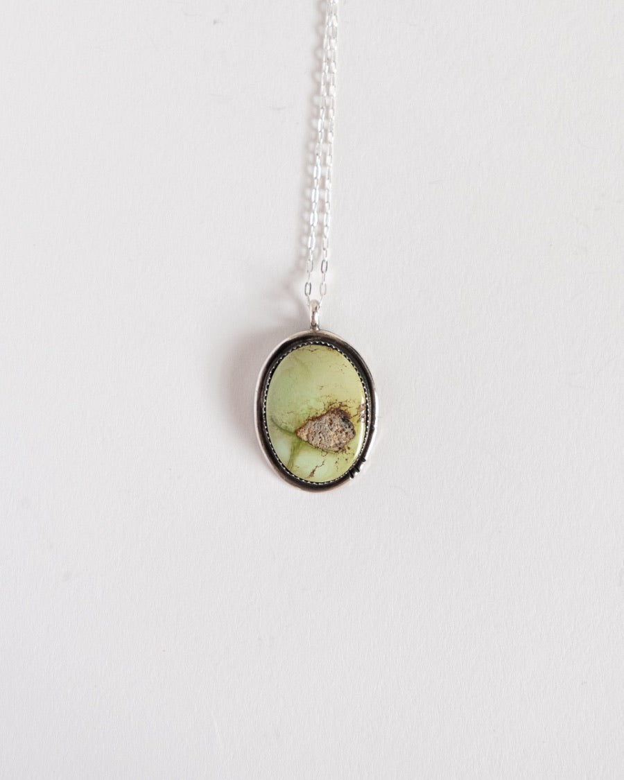 Lemon Chrysoprase Pendant