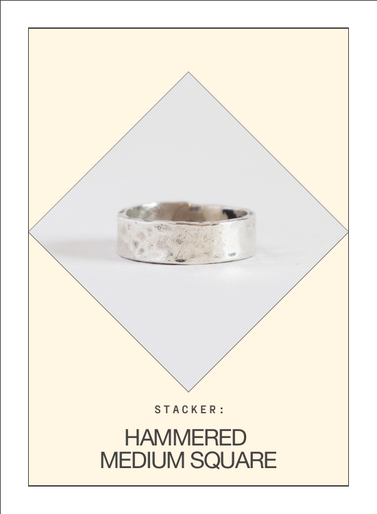 Hammered Stacker Ring — spec